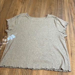 Simple cute Gray top